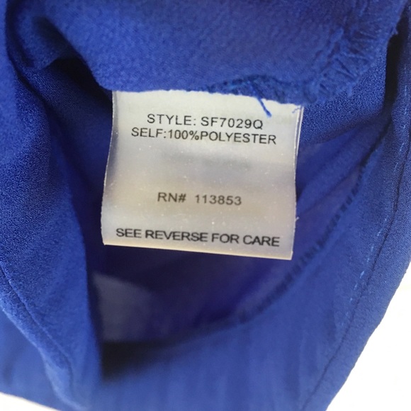 Stitch Fix 41 Hawthorn Blue Popover Blouse Size S - Picture 4 of 5